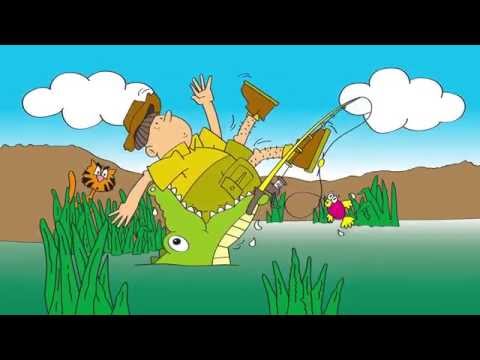 De krokodil ligt in het water.. - Kinderliedjes van Vroeger
