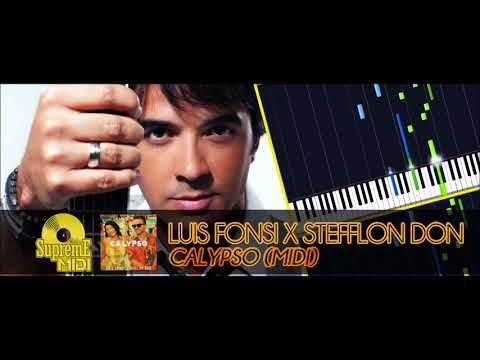 Luis Fonsi ft. Stefflon Don - Calypso (FULL MIDI / PIANO)