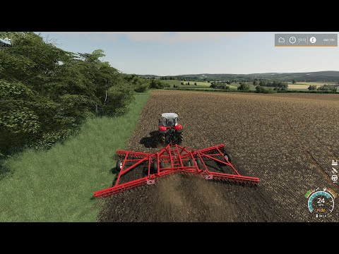 Thornton Farm * Episode 25 * Storing Straw Bales, Cultivating & Planting Sunflowers * FS 19