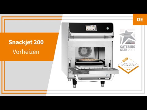 Bartscher Snackjet 200 - Vorheizen