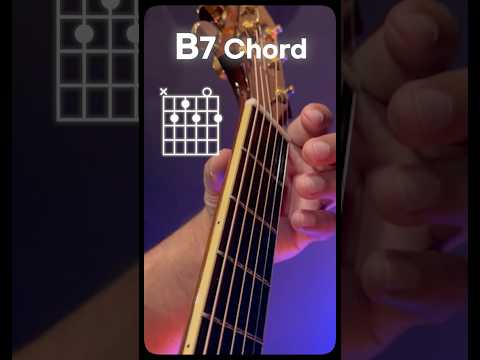 How to play the B7 Chord on Guitar | Easiest Beginner Free Online Guitar lessons