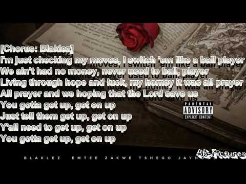 Blacklez - Dmx remix official lyrics ft eMTee, Zakwe, Tshego and Jayhood