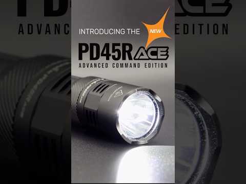 NEW Fenix PD45R ACE Flashlight - Advanced Command Edition - 3200 Lumens - Set. Select. Control.