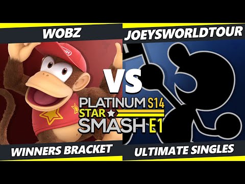 PSS S14:E1 - Wobz (Diddy Kong) Vs. JoeysWorldTour (Game & Watch) SSBU Ultimate Tournament