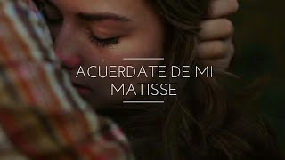 Acuérdate De Mi - Matisse (LETRA)