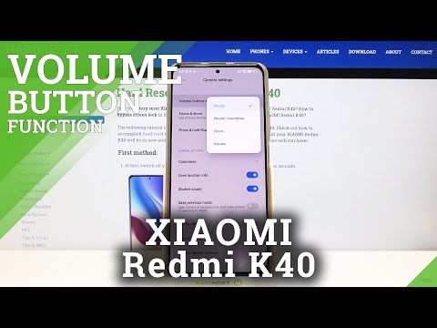 XIAOMI Redmi K40 and Buttons Managing – Change Volume Button Functions