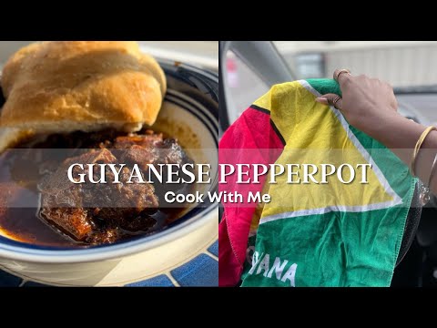 GUYANESE PEPPER POT | COOK WITH ME | CHRISTMAS VLOG