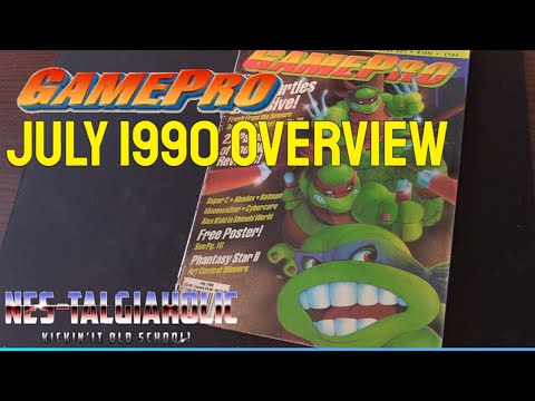 Classic GamePro Magazine Overview - July 1990 - NEStalgiaholic