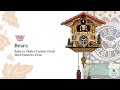 Bears Battery Chalet Cuckoo Clock With Dancers 27cm By Trenkle
