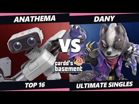 Cardd's Basement Top 16 - Anathema (ROB) Vs. Dany (Wolf) SSBU Ultimate Tournament