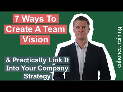 7 Ways to Create a Team Vision – Linking Company Strategy to Your Team