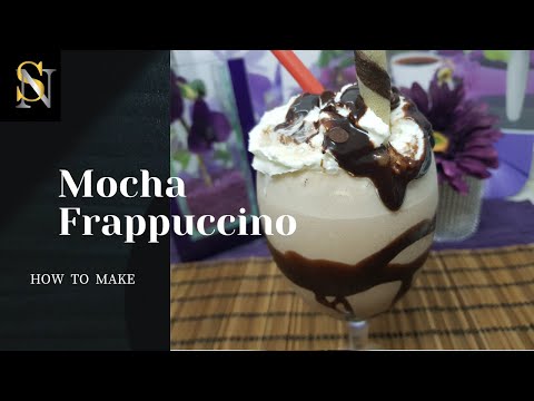 Homemade Mocha Frappuccino |Cold Coffee Recipe | Saima Nabeel |
