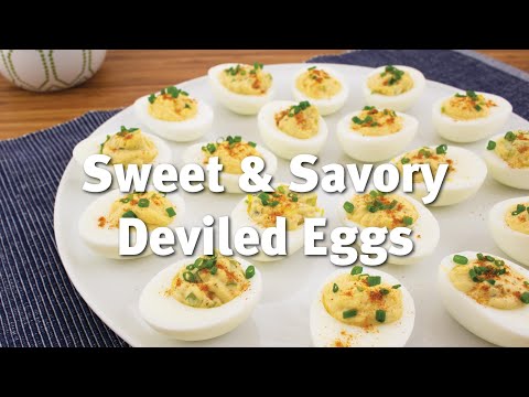 Sweet & Savory Deviled Eggs