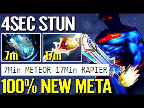 WTF 7min Meteor & 17min Rapier! SVEN 4SEC STUN 100% New Meta Crazy Carry Build Guide Dota 2 Pro