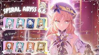 Let´s beat the Spiral Abyss 6.6 ˚ʚ♡ɞ˚ | cozy genshin gameplay ₊˚⊹ ᰔ