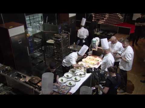 Johan Backéus lämning av havssjuden skreirygg (lång version) - Final, Årets Kock 2014