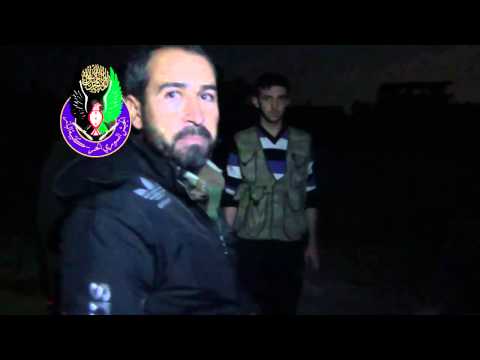 مقابلة مع قائد كتيبة الباز في حلب اثناء استهداف نادي حلب في سليمان الحلبي