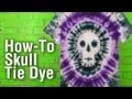 How-To Make a Tie Dye Skull Shirt 