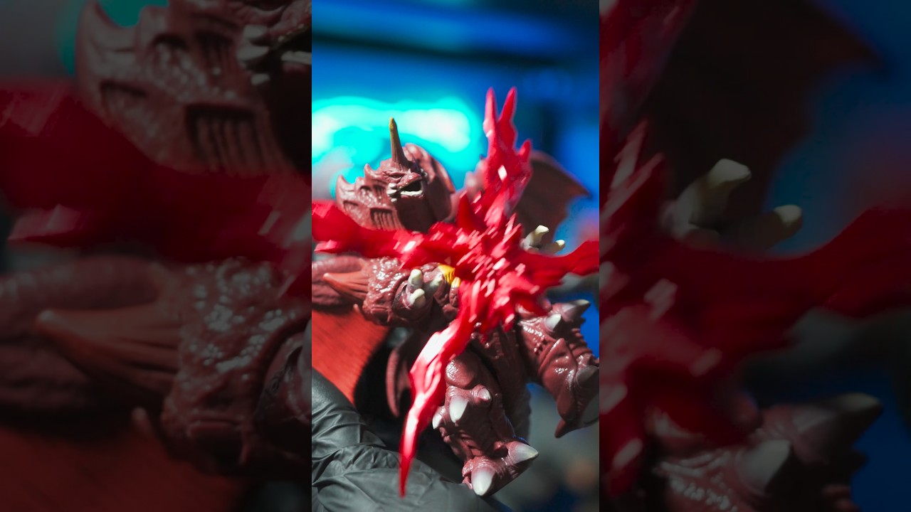 😳🦖❤️🤖🦀🔥 【ゴジバースト】 #godzilla #toyasmr