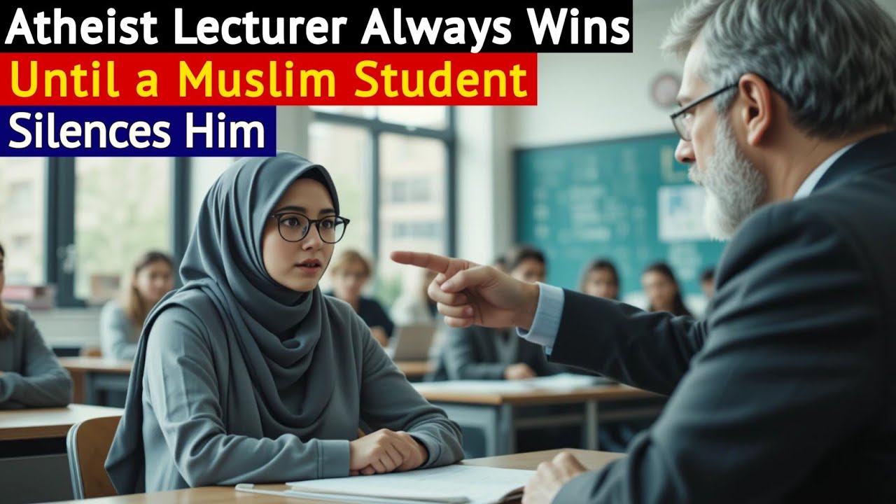 Atheist Lecturer Always Wins-Until A Muslim Student Silences Him | Legacy of Islam