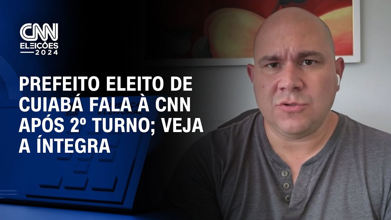 Prefeito eleito de Cuiabá fala à CNN após 2º turno; Veja a íntegra | BASTIDORES CNN