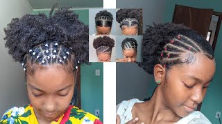 💖💖Natural Hairstyles:Beautiful and unique rubber bands hairstyles for natural hair