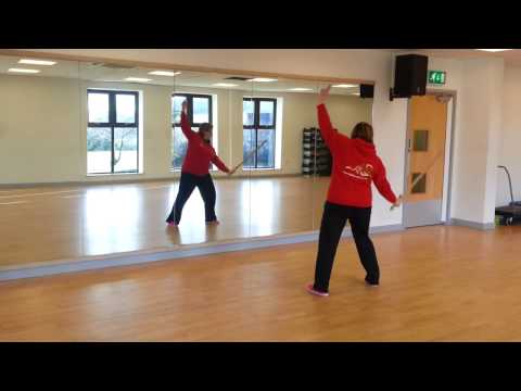 Chen style Tai Chi Sword - Drill 4 Blue Dragon Turns its Body