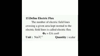 Define Electric flux - Class 12 Physics