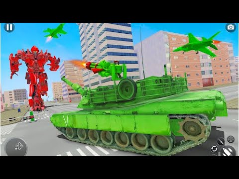 US Army Tank Transform | Robot Battle War Shooting Android GamePlay | By Game Crazy