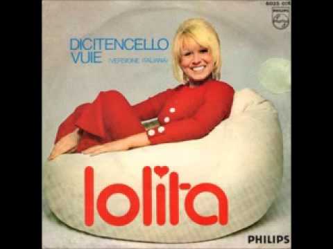 Lolita canta Dicitencello vuie Versione Italiana