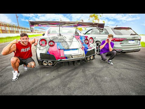racha gtr r35 vs audi rs4 RENATO GARCIA YT renan Yt