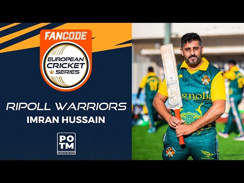 POTM: I.Hussain - Match 115 - RIW vs ALY | Highlights  FanCode ECS Spain, Barcelona 2022 | ECS22.789