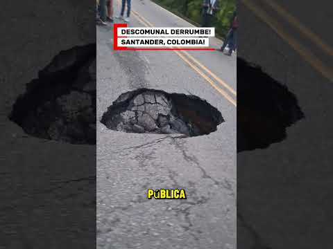 ¡Impresionante derrumbe deja a 25 veredas incomunicadas!