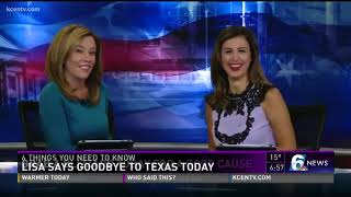 Saying Goodbye to Texas Today Anchor Lisa Hutson