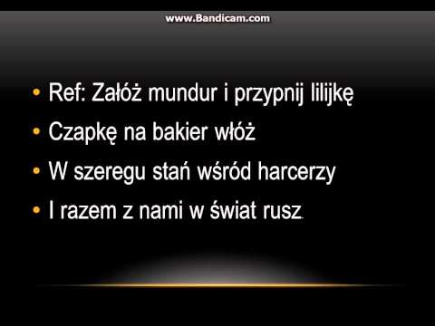 Harcerska Szara Lilijka - Piosenki Harcerskie
