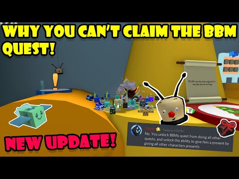 Why You CAN'T CLAIM The B.B.M Quest! 📜 | Bee Swarm Simulator