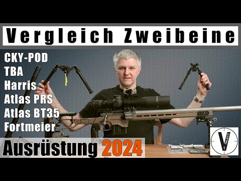Vergleich Zweibeine • CKYE-POD • TBA • Atlas PRS & BT35 • Harris • Fortmeier