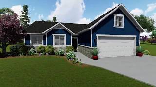 7-Bedroom Country House Plan with Finished Basement