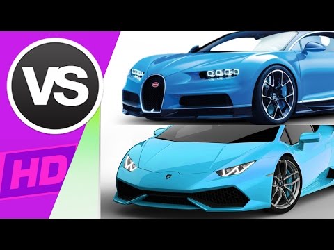 Bugatti Chiron vs. Lamborghini Huracan
