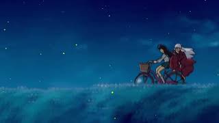 Relaxing night ambience music kagome inuyasha go on a peaceful bike ride together