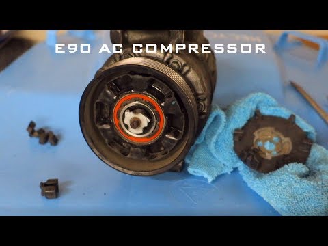 BMW E90 N54 AC Compressor DIY
