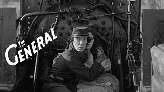 Train Chase Scene | Buster Keaton Uncouples the Soldiers’ Carriage