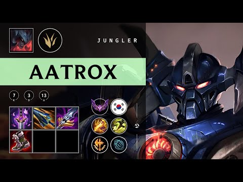 Aatrox Jungle vs Nidalee - KR Master Patch 25.24