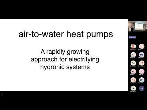 Air To Water (Hydronic) Heat Pump Systems with John Siegenthaler part 1