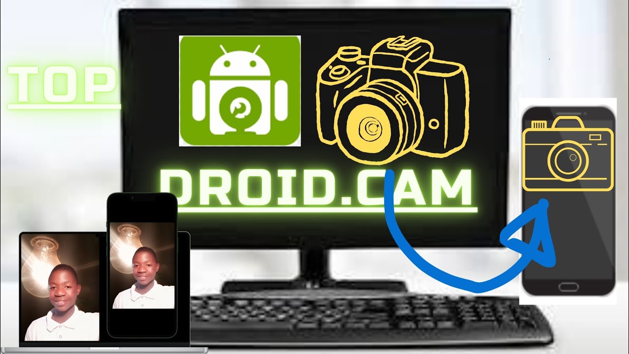Como Usar a Câmera do Celular no PC com DroidCam via WiFi | Tutorial Completo✅