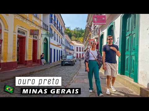 🇧🇷 Walking in Ouro Preto — The Gold Capital of Brazil — Minas Gerais — 2025 【 4K UHD 】