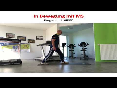 Kräftigungsübungen für die unteren Gliedmaßen und das Gleichgewicht - Programm „In Bewegung mit MS “