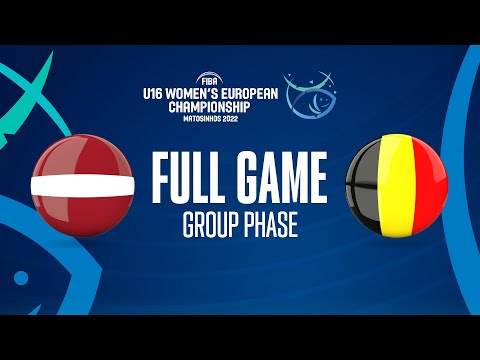 Latvia v Belgium | Full Basketball Game | FIBA U16 Women's European Championship 2022
