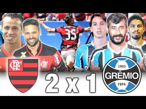 Flamengo 2 x 1 Grêmio * Brasileiro 2016 * Estréia de Diego pelo Fla