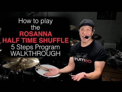 How to play the Rosanna Half Time Shuffle [5 Steps Program] (Walkthrough)
